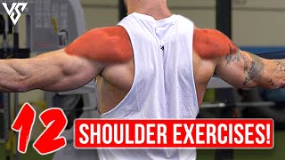 12 Best Shoulder Exercises for Boulder Shoulders | V SHRED