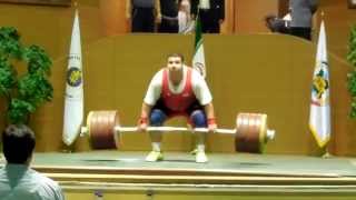 Bahador Moulaei 261 kg Unsuccessful Attempt