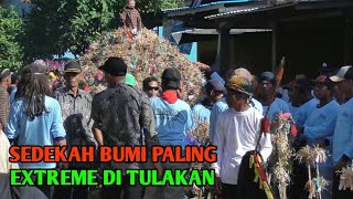 Sedekah bumi desa Tulakan jembul paling ricuh