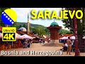 🇧🇦 SARAJEVO Walking Tour / Bosnia and Herzegovina - Day to Night Street Walk (2022) - 4K 60fps (UHD)