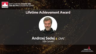 2024 Lifetime Achievement Award: Andrzej Sadej