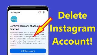 How to Delete Instagram account permanently New Update 2023!! - Howtosolveit