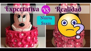 Como Hacer Pastel De Minnie Expectativa VS Realidad