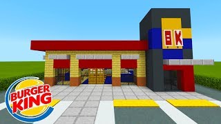 Minecraft Tutorial: How To Make A Burger King (Restaurant) "2019 City Tutorial"