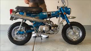 Clay's 1970 Honda CT70 cold start