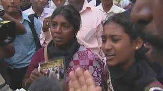 Tamil woman arrested for seeking her disappeared son