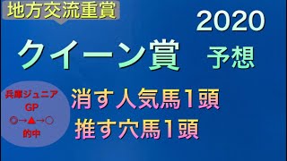 【競馬予想】　地方交流重賞　クイーン賞　2020 予想