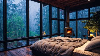 Sounds Rain and Thunder on Window - Natural White Noise to Relax, Improve Insomnia, Goodbye Stress