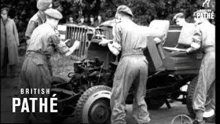 The King Inspects Cadets In Training (1948)