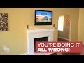 Why a TV should never be mounted over a fireplace (You're Doing It All Wrong!) Why a TV should never be mounted over a fireplace (You're Doing It All Wrong!)