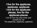 Lady Gaga - Applause (Lyrics - HD)