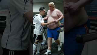 Donald Trump and Cristiano Ronaldo in the gym