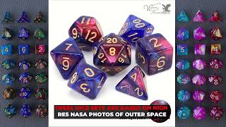 Cosmic Space Dice Sets | Wyvern's Hoard
