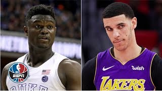 Zion and Lonzo in the open floor really excites the Pelicans - Woj | 2019 NBA Mock Draft Special