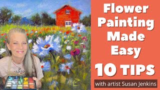 Learn My 10 Secrets for Painting Flowers - Pastel Painting Tutorial