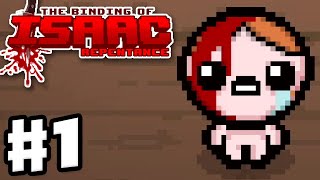 The Binding of Isaac: Repentance - Gameplay Walkthrough Part 1 - Lazarus Without Dying!