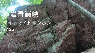 赤岩青巌峡　ダイナマイトボンボン