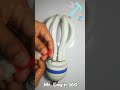 Repair Your Lotus Energy-Saving Light: Simple DIY | CFL Bulb 65W | #repair #fix_energy_light #shorts