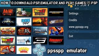 How to downoald psp emulator and play games 🎮 psp