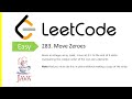 LeetCode Problem: 283. Move Zeroes | Java Solution