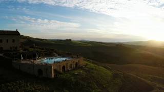 Tuscan sunset at Podere Marcampo