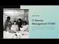 IT Service Management ITSM