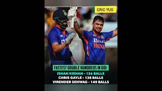 Fastest Double Century in ODI Cricket 🔥 | Ishan Kishan | #shorts #doublecentury #ishankishan