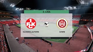 FIFA 22 | Kaiserslautern vs SV Wehen - 3. Liga | Gameplay