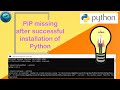 [Solved] python/pip/pip3 fatal error in launcher, unable to create process using python.exe