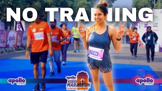 I ran my first HALF MARATHON w @anshulsharma17| New Delhi Marathon