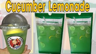 Ganitong juice ang Patok ngayong Summer 2023 | Cucumber Lemonade Patok na Negosyo malaki ang kita