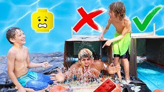 DO NOT Slip n Slide Through The WRONG MYSTERY BOX - LEGOS = PAiNFUL!