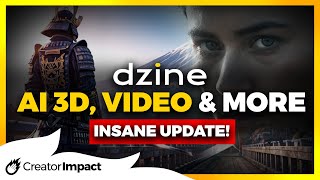 Dzine AI's MASSIVE UPDATE! NEW AI to 3D, Ai Video Generator \u0026 More