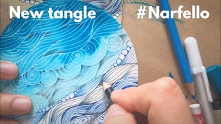 🇯🇵インスタライブ/ New tangle #Narfello /Zendala/Zentangle/ゼンタングル