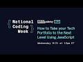 How To Build a Tech Portfolio | Part 2: Enabling Interactivity With Javascript