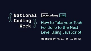 How To Build a Tech Portfolio | Part 2: Enabling Interactivity With Javascript