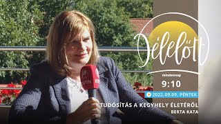 Tudósítás a kegyhely életéről - Berta Kata - 2022.09.09. - Délelőtt Bodajkon