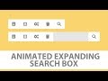 Animated Expanding Search box - Expandable Search Bar |  HTML & CSS
