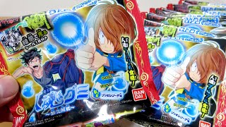 ゲゲゲの鬼太郎 暗闇で光るシールが入った 人魂グミ 妖気解放 1BOX 開封!準備したブラックライトが使えた〜