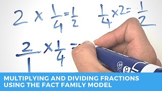 Multiply and Divide Fractions Using the Fact Family Mode (subtítulos en español) l | 6th Grade Math