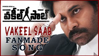 VAKEEL SAB Movie Fanmade #PROMO​ SONG | Pawan Kalyan