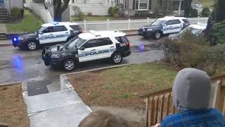 Franklin Police Sing Happy Birthday to Quarantined Boy