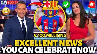🚨URGENT! BARCELONA HAS JUST CONFIRMED THIS EXCELLENT NEWS! YOU CAN CELEBRATE NOW! BARCELONA NEWS!
