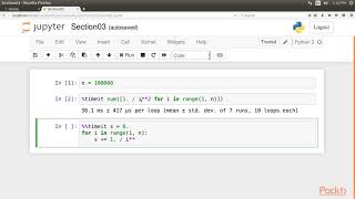 Interactive Computing with Jupyter Notebook: Evaluating Time Taken Command in IPython | packtpub.com