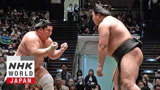 Bout of the Day: Day 10 of the January 2025 GRAND SUMO Tournament - NHK WORLD-JAPAN