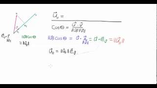 Vector Projection Formula Derivation