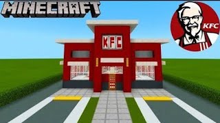 Minecraft  How to build a Kfc in Minecraft Minecraft 1 21 Minecraft java edition #viralvideo