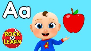 ABC Phonics Song with Baby Bradley | Two Words for Each Letter of the Alphabet | Rock ‘N Learn