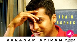 வாரணம் ஆயிரம் | varanam Ayiram Train Scenes | Surya | Gautam | Harris Jayaraj