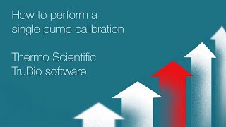 How to Perform a Single Pump Calibration in TruBio Software